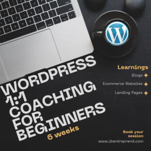Wordpress 1:1 coaching Visual